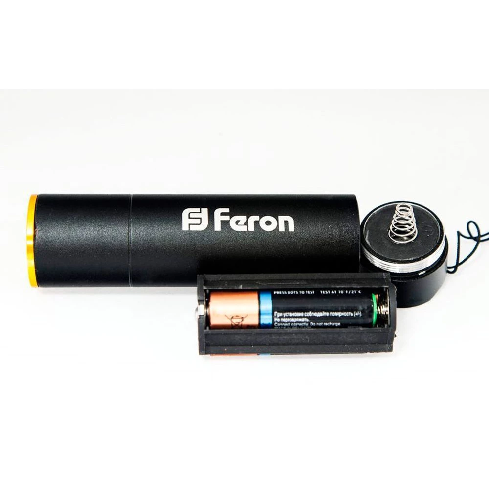 Фонарь 1Wх1LED, чёрный, TL030 (12926) - Viokon.com