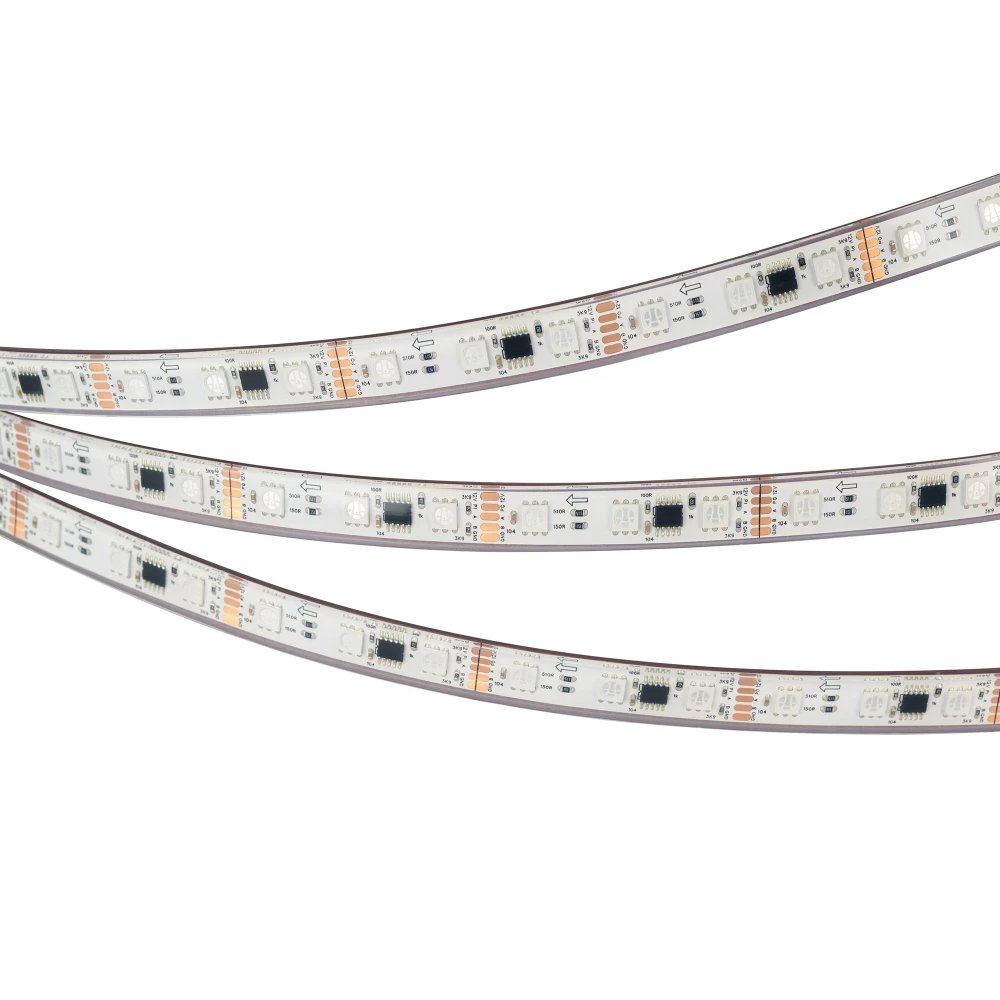 Лента герметичная DMX-PS-B60-12mm 12V RGB-PX3 (14 W/m, IP67, 5060, 5m) (Arlight, -) 039605 - Viokon.com