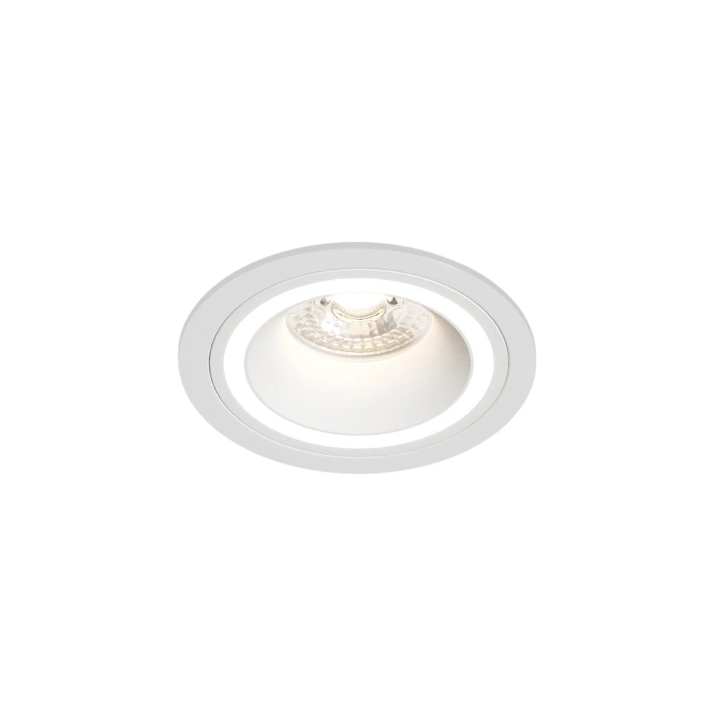 DK2060-WH Встраиваемый светильникIP 20 до 15 Вт GU10 LED белый алюминий - Viokon.com