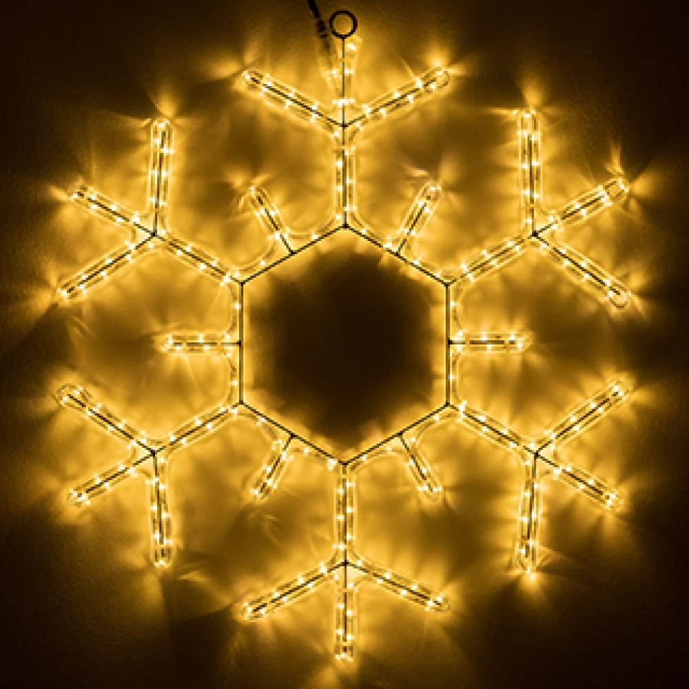 Фигура светодиодная ARD-SNOWFLAKE-M5-600x600-360LED Warm (230V, 20W) (Ardecoled, IP65, 1 год) 034253 - Viokon.com