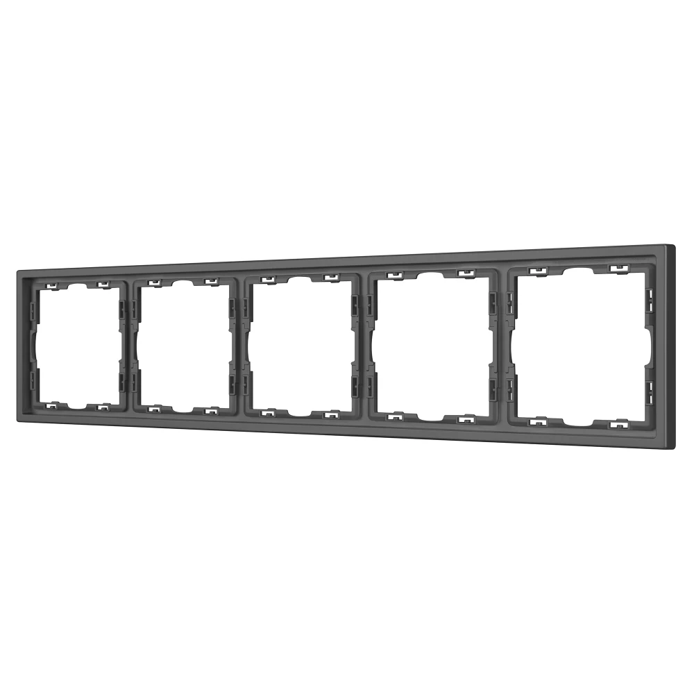 Рамка пластиковая FRM-NOBE-SFPL-5-GR (Arlight, Серый базальт) 054230 - Viokon.com