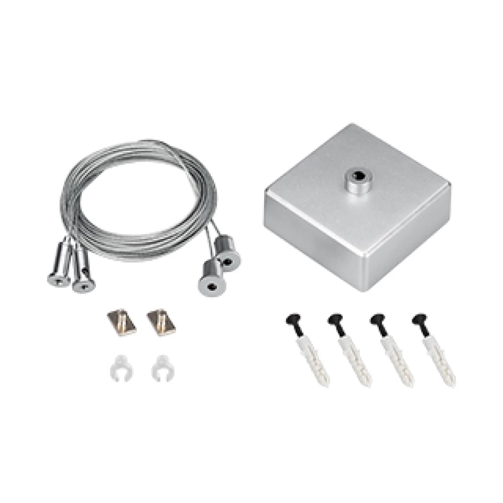 Подвес ARL-2x4m Set (Silver box, Pad 9x2mm) (Arlight, Металл) 040294 - Viokon.com