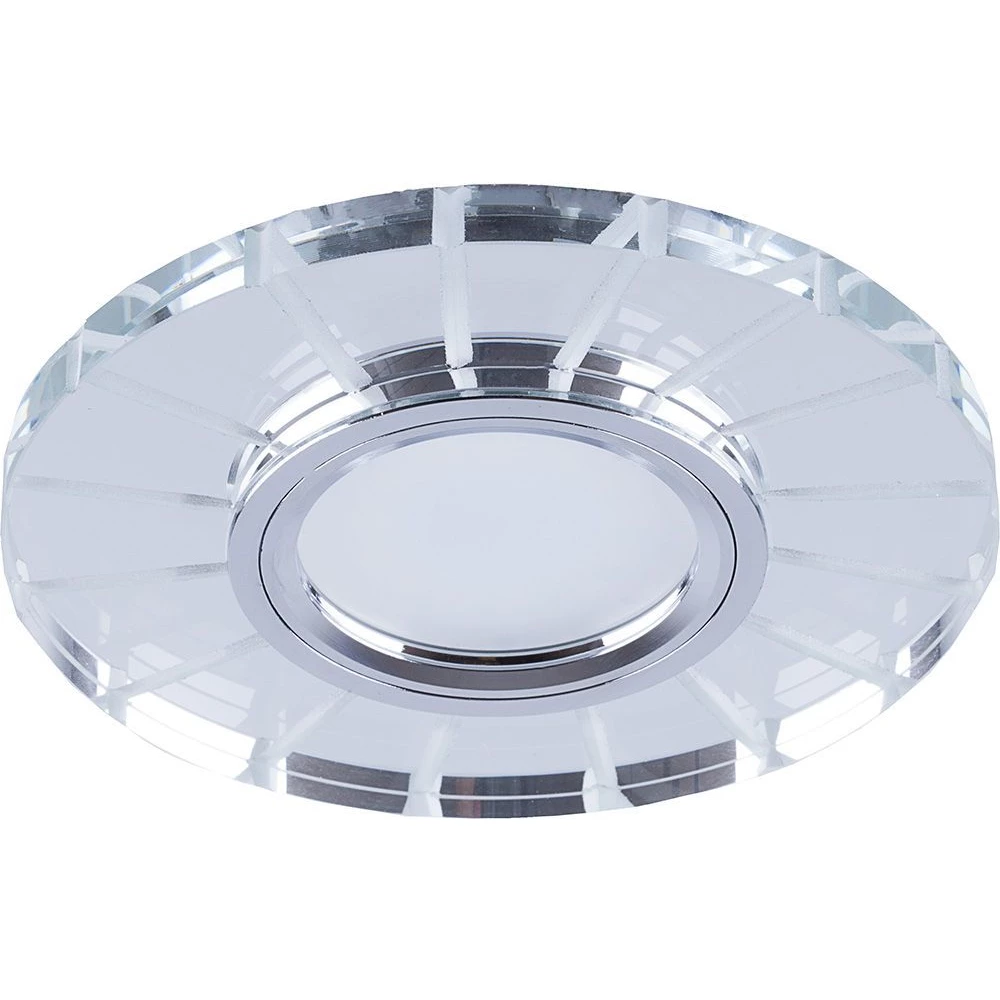 Светильник встраиваемый с LED подсветкой Feron CD982 потолочный MR16 G5.3 прозрачный, хром (32439) - Viokon.com