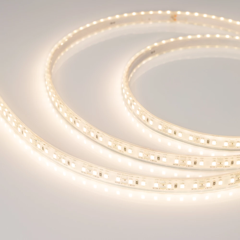 Лента герметичная RTW-PU-A120-10.5mm 12V Warm3000 (16.8 W/m, IP68, Wire 2m, 5m) (Arlight, -) 029598(3) - Viokon.com