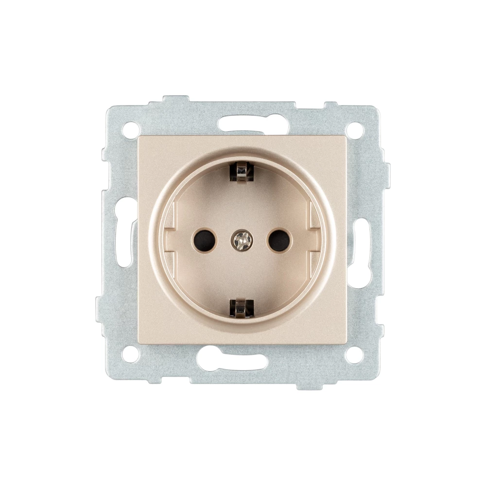 Механизм электрической розетки SCT-MEU1-PL-GD-V (250V, 16A) (Arlight, -) 049817 - Viokon.com