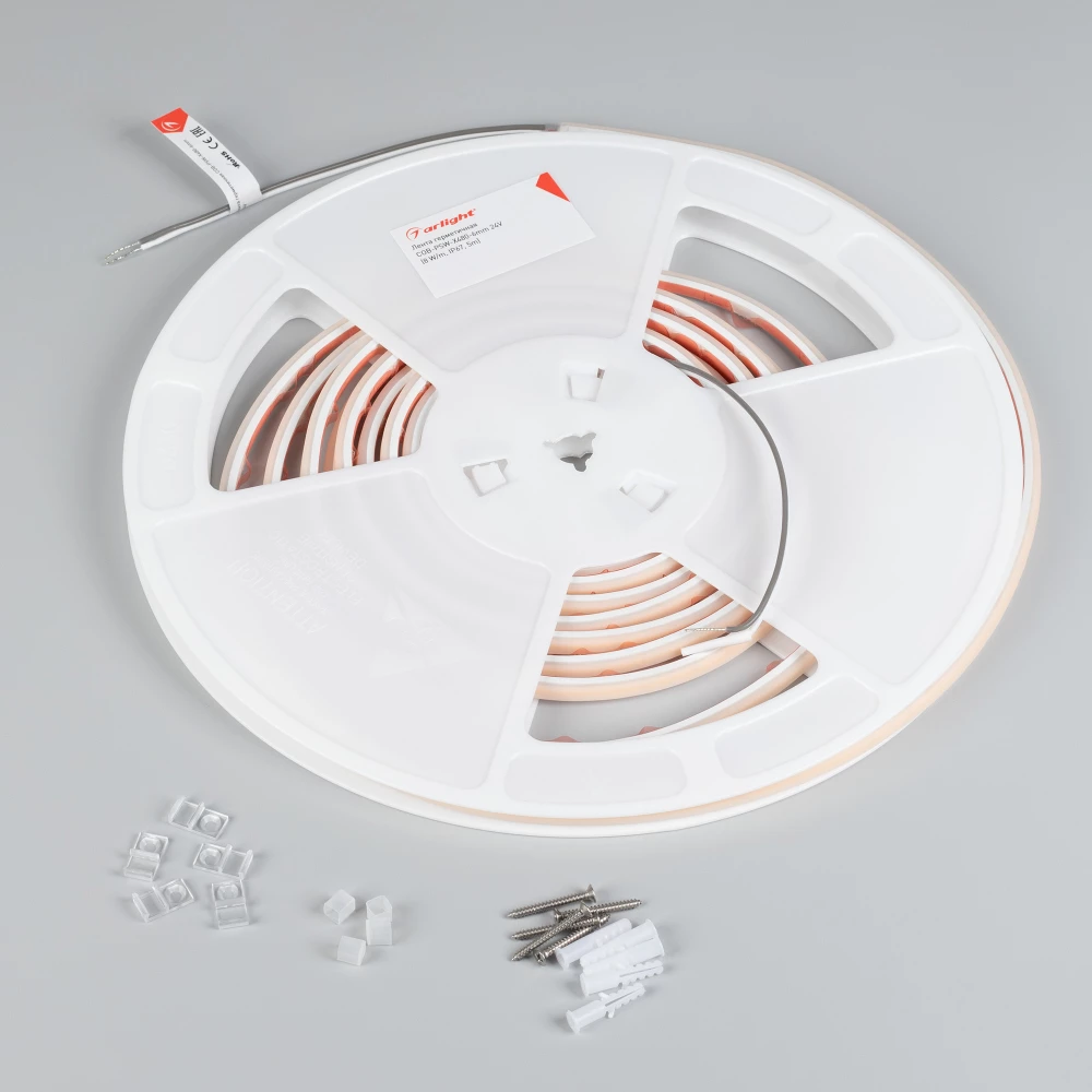 Лента герметичная COB-PSW-X480-6mm 24V Day4000 (8 W/m, IP67, 5m) (Arlight, -) 047890 - Viokon.com