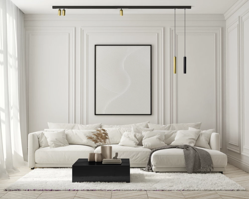 DK8008-BG Подвесной светильник SMART SPOT 9W DIM 2700K-6000K матовое золото с черным - Viokon.com