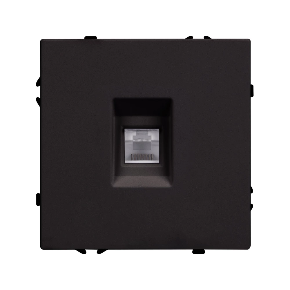Механизм компьютерной розетки SCT-NOBE-MPC1-SFPL-BK (RJ-45, CAT6) (Arlight, Черный оникс) 054305 - Viokon.com
