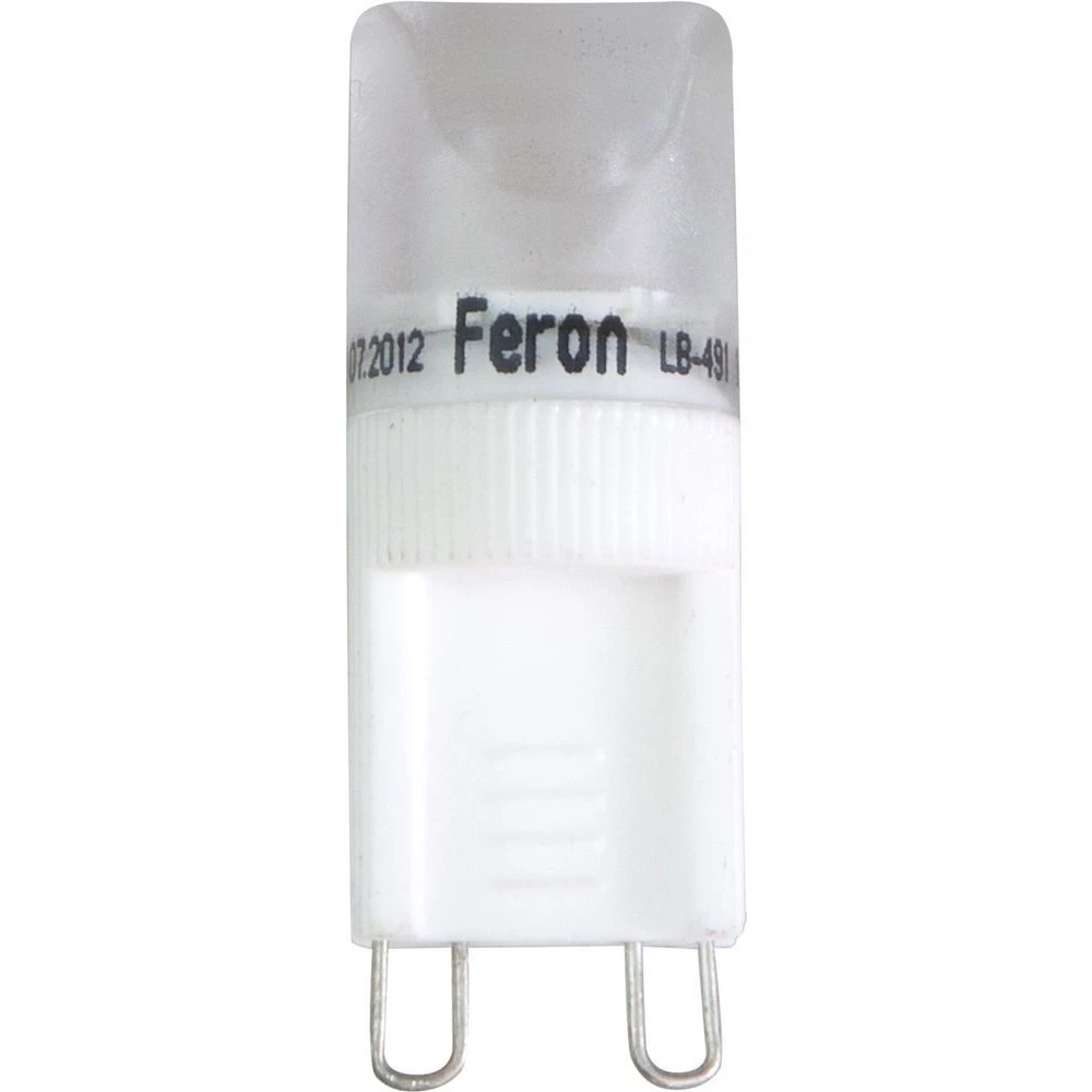 Лампа светодиодная, 1LED(1W) 230V G9 4000K, LB-491 (25215) - Viokon.com