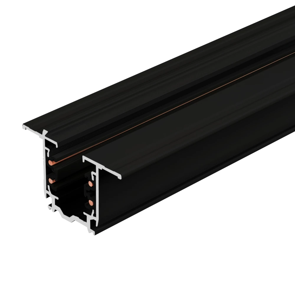 Трек встраиваемый LGD-4TR-TRACK-F-1000-BK-M (D) (Arlight, IP20 Металл, 3 года) 055349 - Viokon.com