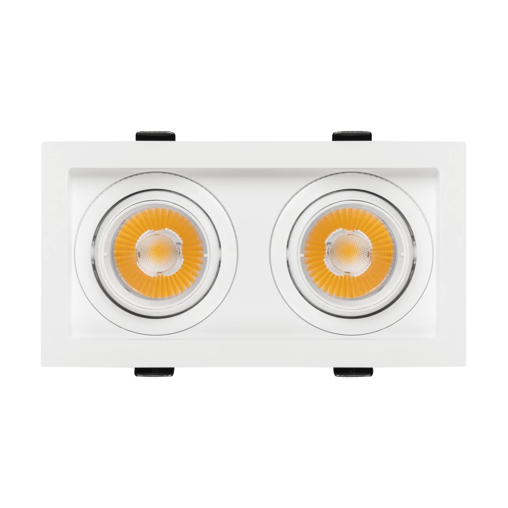 Светильник MS-VORTEX-BUILT-S170x90-2x12W Warm3000 (WH-WH, 20 deg, 230V) (Arlight, IP20 Металл, 5 лет) 057760 - Viokon.com