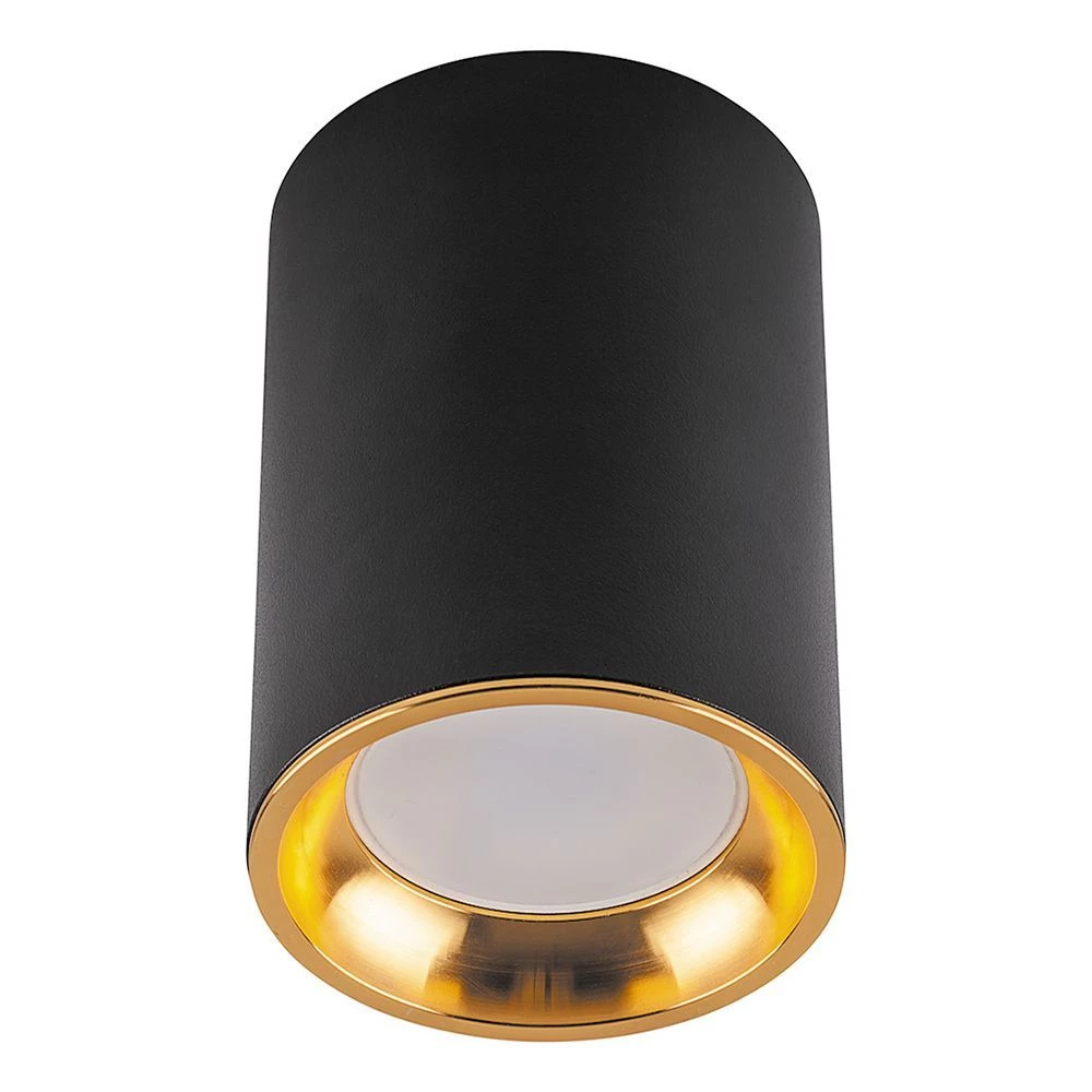 Светильник потолочный Feron ML175 MR16 GU10 35W 230V, черный, золото (32633) - Viokon.com