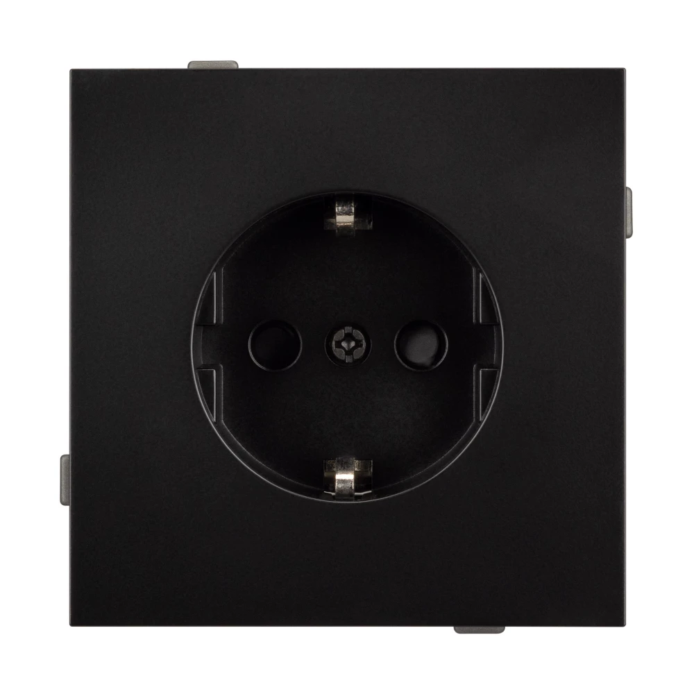 Механизм электрической розетки SCT-TENDO-MEU1-PL-BK (230V, 16A) (Arlight, Черный) 054079 - Viokon.com