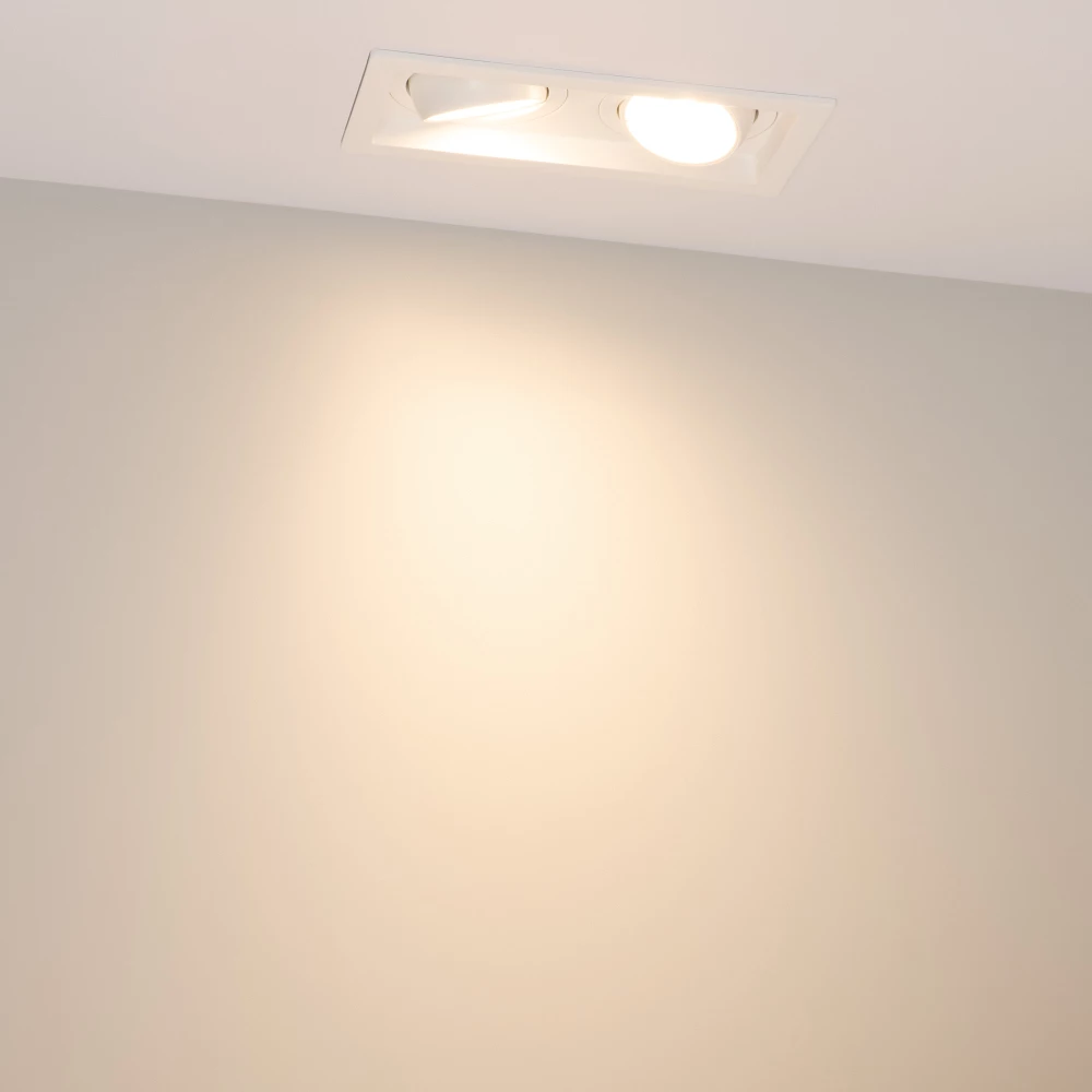 Светильник MS-VORTEX-BUILT-S170x90-2x12W Warm3000 (WH-WH, 40 deg, 230V) (Arlight, IP20 Металл, 5 лет) 057761 - Viokon.com