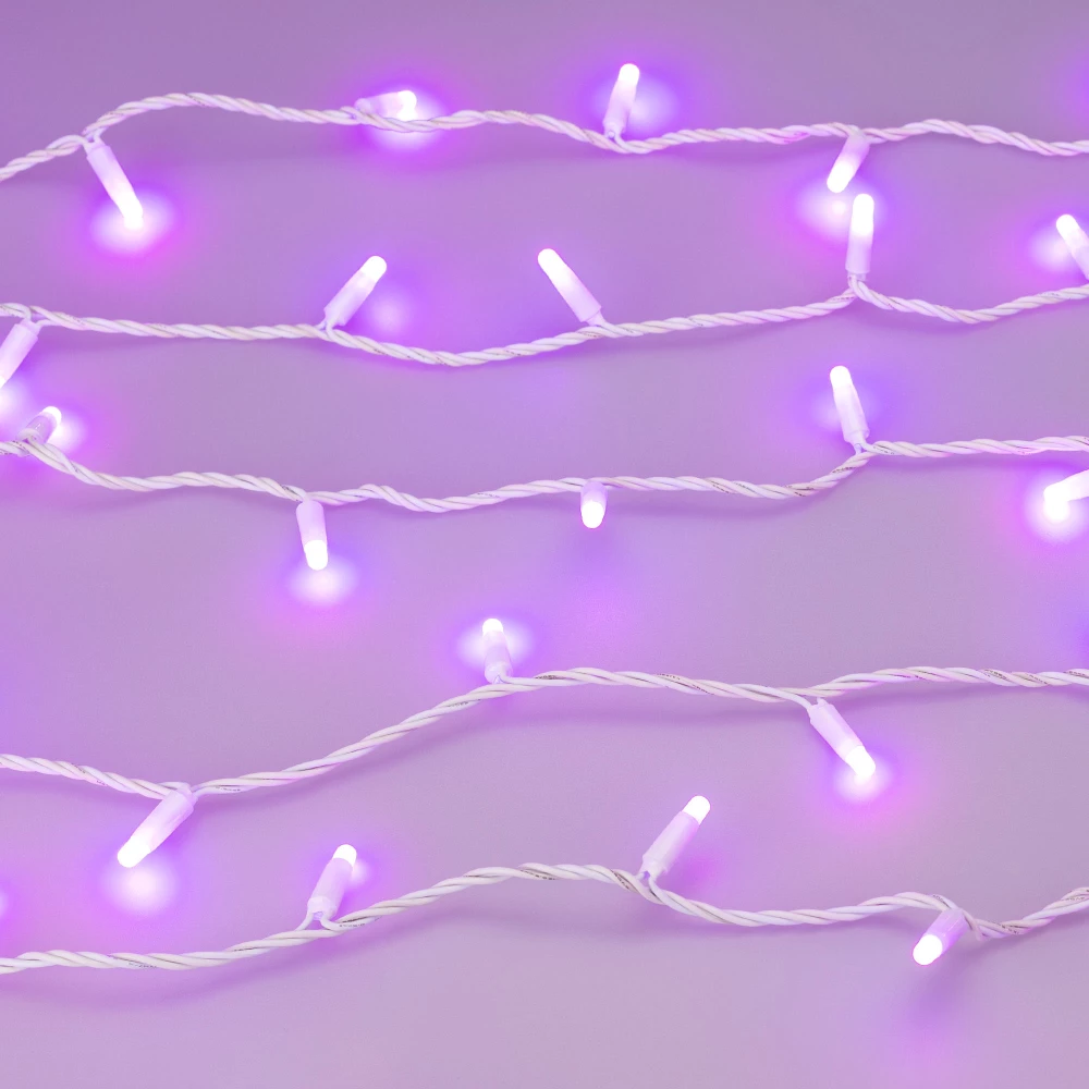Светодиодная гирлянда ARD-STRING-CLASSIC-10000-WHITE-95LED-MILK-LIVE RGBW-DMX (24V, 10W) (Ardecoled, IP65, 1 год) 031749 - Viokon.com
