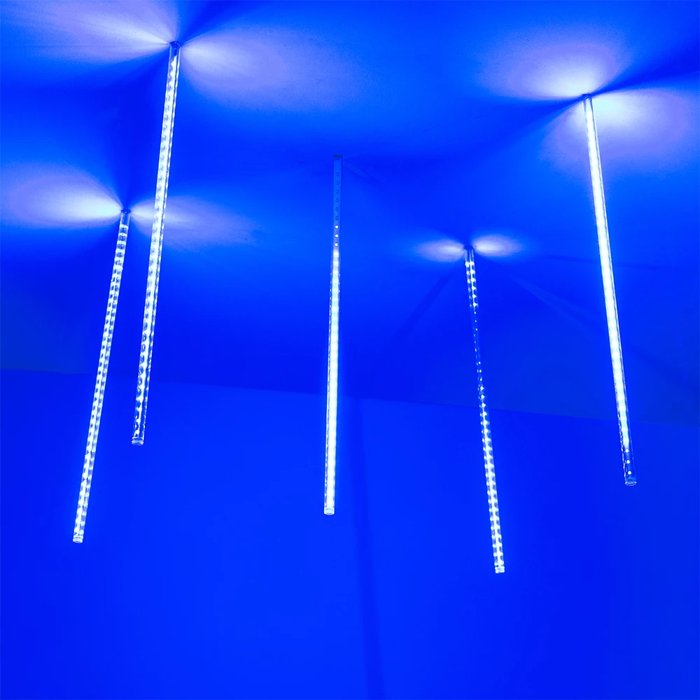 Светодиодная гирлянда ARD-ICEFALL-CLASSIC-D12-500-5PCS-CLEAR-72LED-LIVE BLUE (230V, 6W) (Ardecoled, IP65) 026047 - Viokon.com