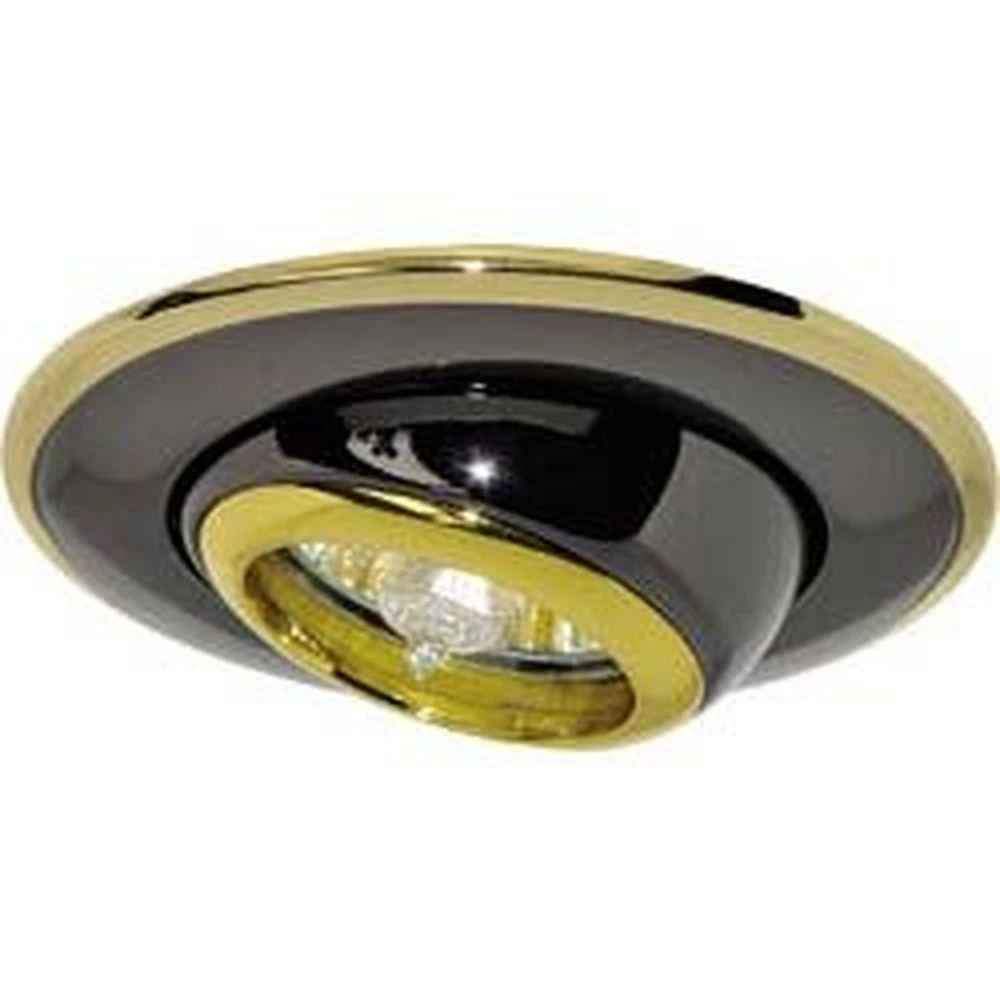 Светильник потолочный, MR11 G4.0 черный-золото, 301-MR11 (17518) - Viokon.com