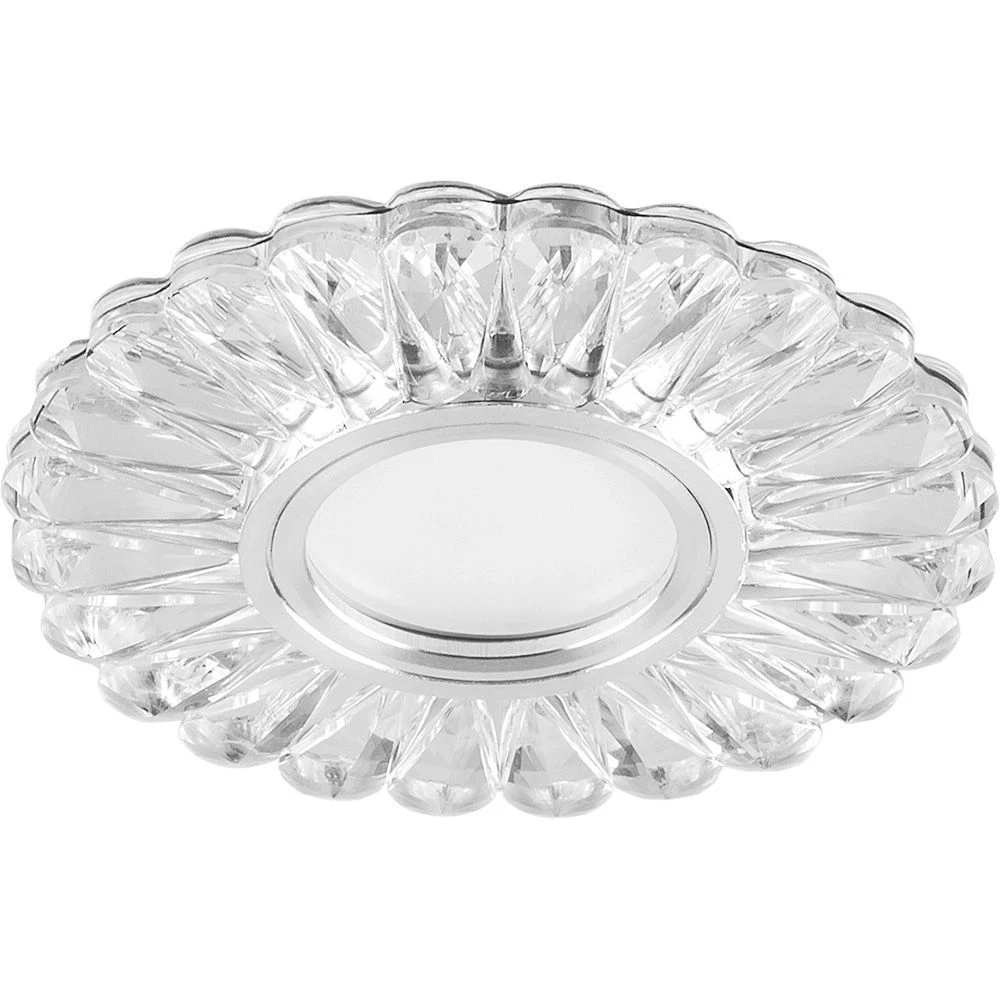 Светильник встраиваемый с белой LED подсветкой Feron CD901 потолочный MR16 G5.3 белый (28844) - Viokon.com