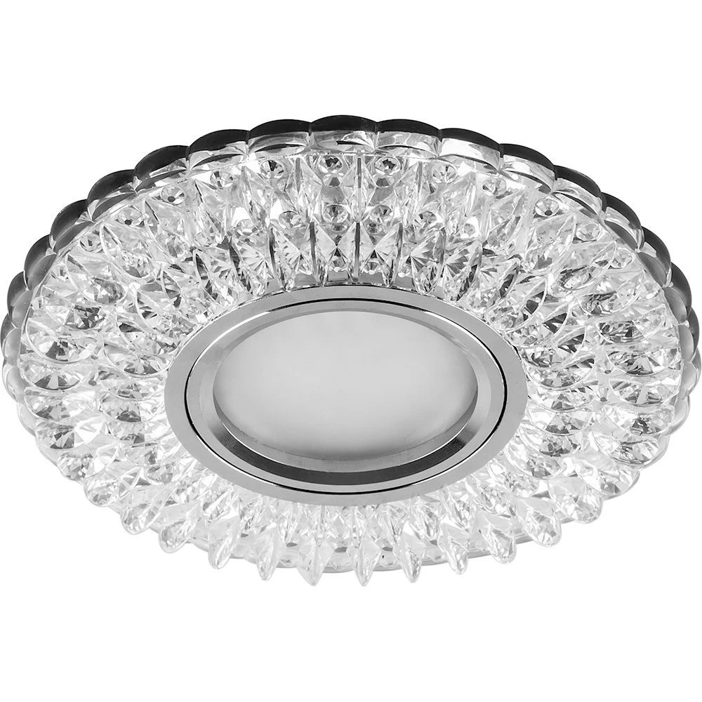 Светильник встраиваемый с белой LED подсветкой Feron CD937 потолочный MR16 G5.3 прозрачный (29470) - Viokon.com