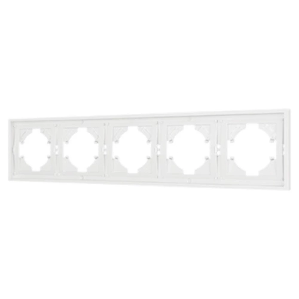Рамка пластиковая FRM-TENDO-SFPL-5-WH (Arlight, Матовый белый) 054660 - Viokon.com