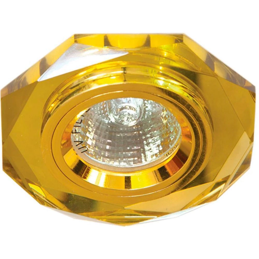 Светильник встраиваемый Feron 8020-2 потолочный MR16 G5.3 желтый (19705) - Viokon.com