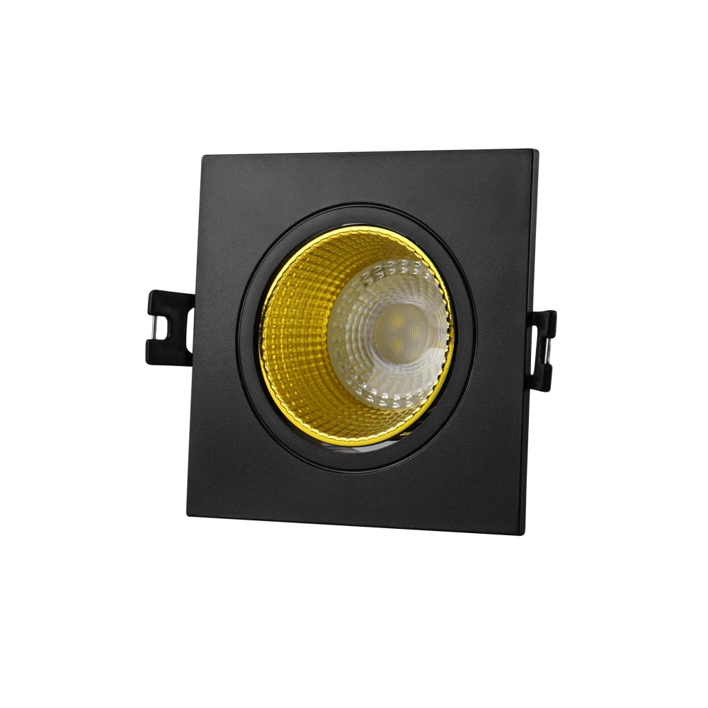 DK3071-BKYE Встраиваемый светильник IP 20 10 Вт GU53 LED черныйжелтый пластик - Viokon.com