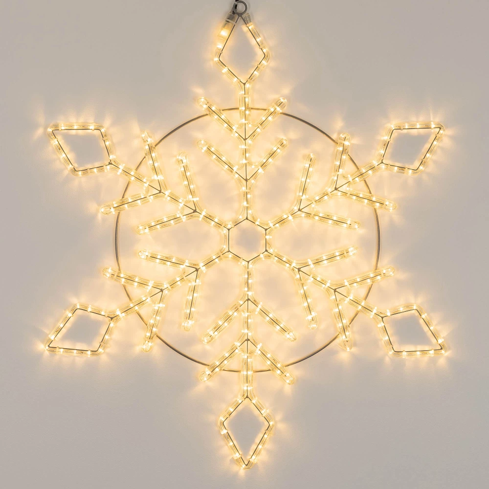 Фигура светодиодная ARD-SNOWFLAKE-M9-900x900-360LED Warm (230V, 22W) (Ardecoled, IP65, 1 год) 034257 - Viokon.com