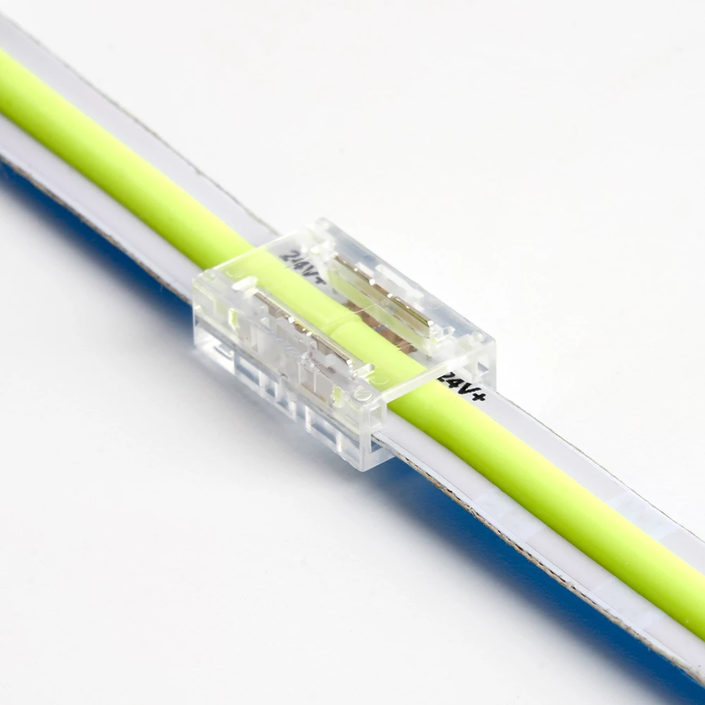 Соединитель лента-лента 12мм для ленты COB LS530, LD194 (48278) - Viokon.com