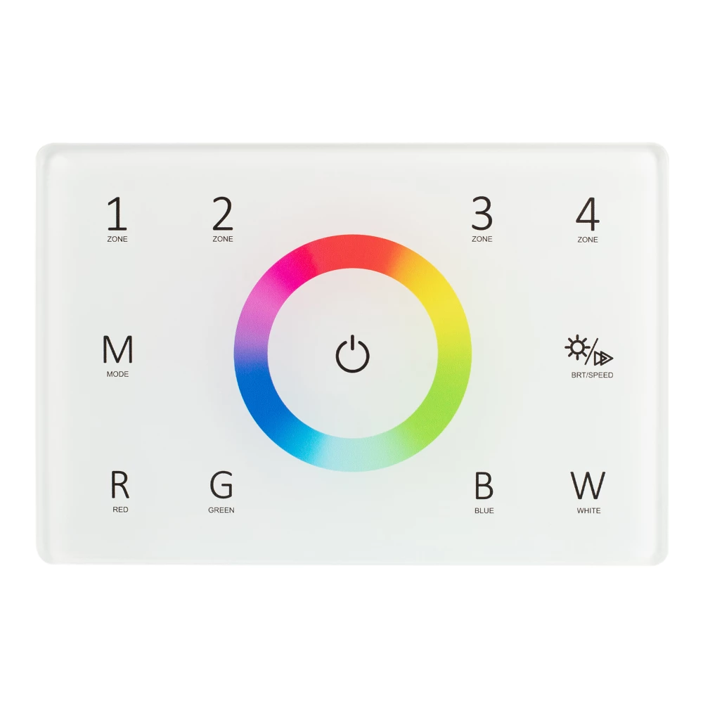 Панель Sens SMART-P85-RGBW White (230V, 4 зоны, 2.4G) (Arlight, IP20 Пластик, 5 лет) 028404 - Viokon.com