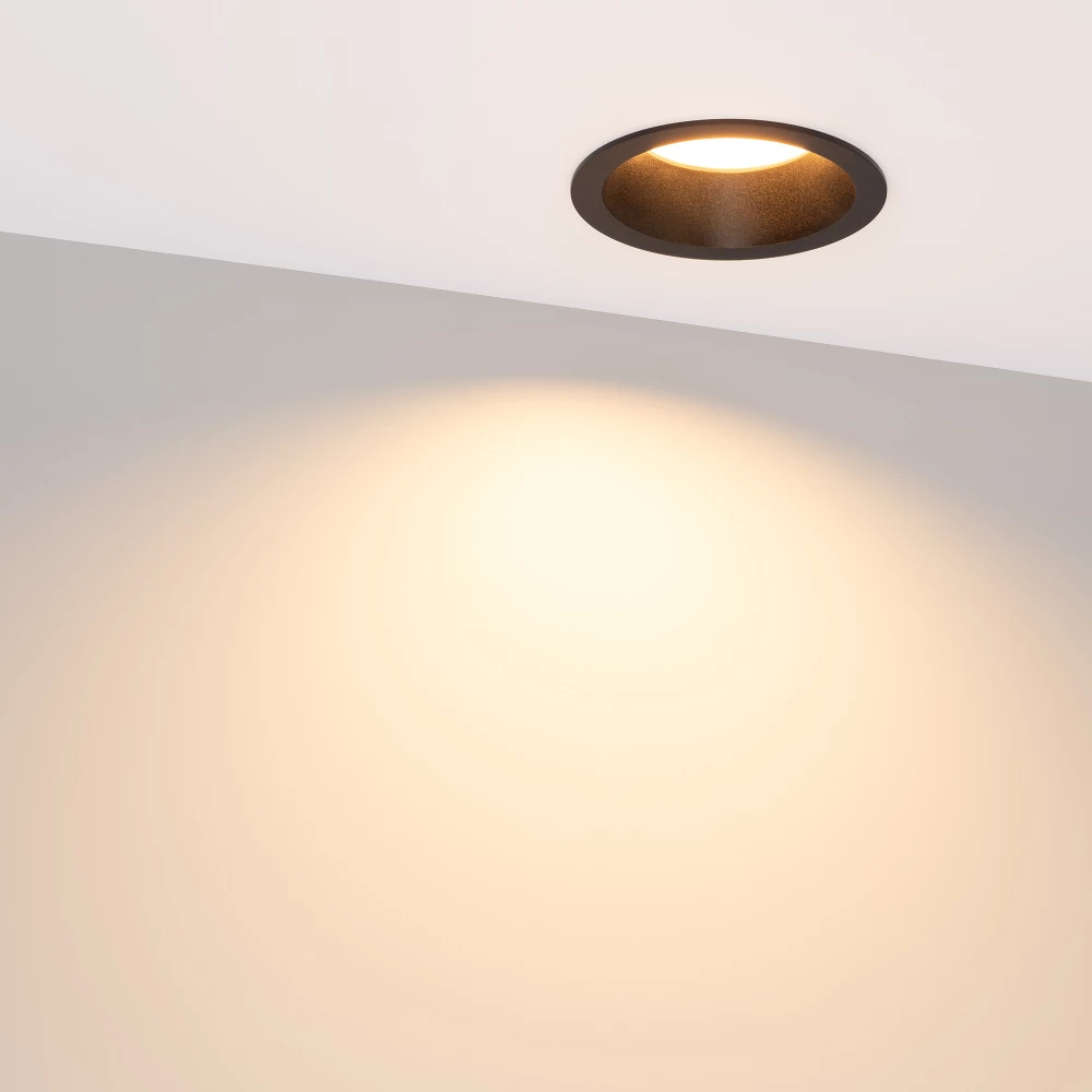 Светильник MS-DROP-BUILT-R105-14W Warm3000 (BK, 85 deg, 230V) (Arlight, IP54 Металл, 5 лет) 041495 - Viokon.com
