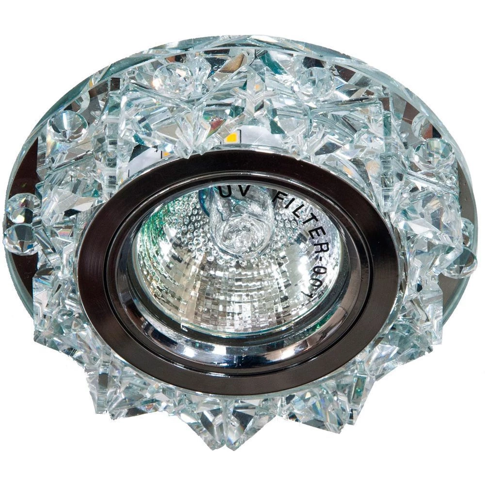 Светильник встраиваемый с белой LED подсветкой Feron CD2917 потолочный MR16 G5.3 прозрачный (28466) - Viokon.com