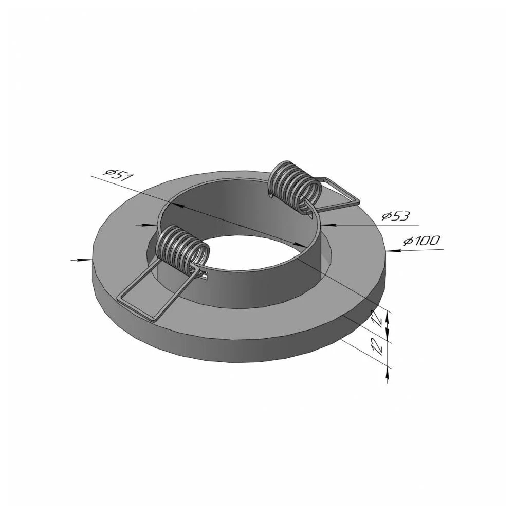 LED SVC 103 CL 3W 4500K Светильник встраиваемый со светодиодной подсветкой - Viokon.com