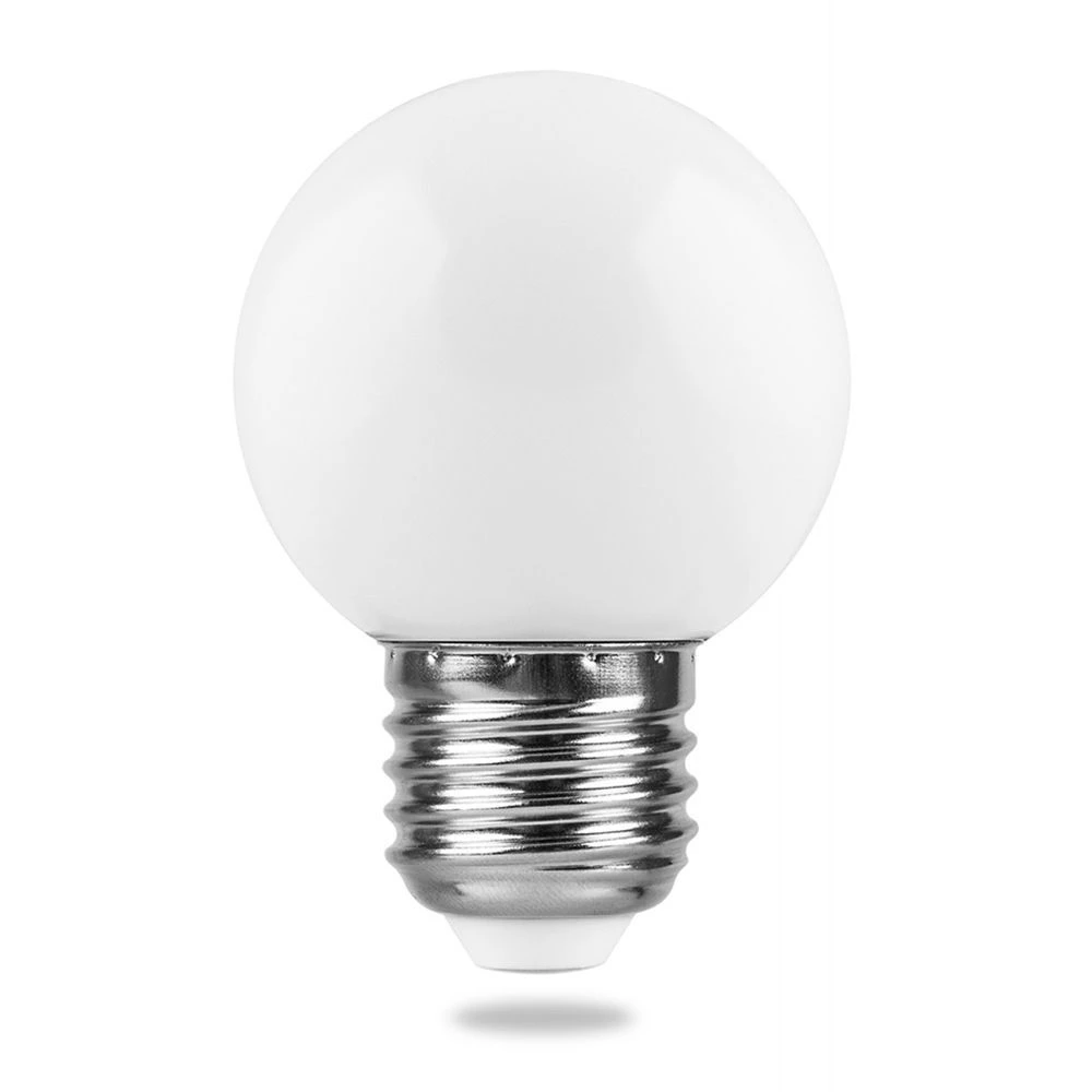 Лампа светодиодная Feron LB-37 Шарик E27 1W 230V 6400K матовый (25115) - Viokon.com