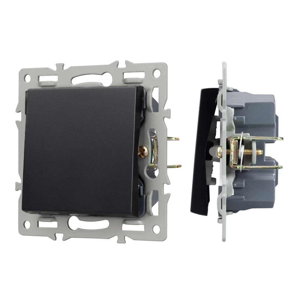 Механизм выключателя одноклавишный перекрёстный SWT-MKX1-PL-BK (250V, 16A) (Arlight, -) 043719 - Viokon.com
