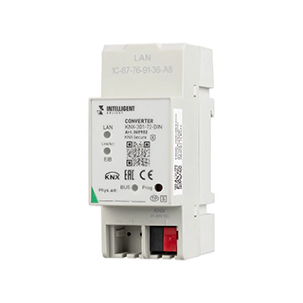 INTELLIGENT ARLIGHT Конвертер KNX-301-72-DIN Grey (BUS, RJ-45, KNX-IP) (IARL, IP20 Пластик, 2 года) 049902 - Viokon.com