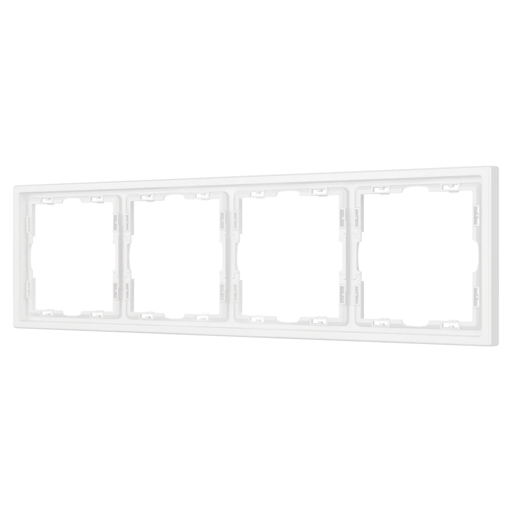 Рамка пластиковая FRM-NOBE-SFPL-4-WH (Arlight, Белый кварц) 054223 - Viokon.com