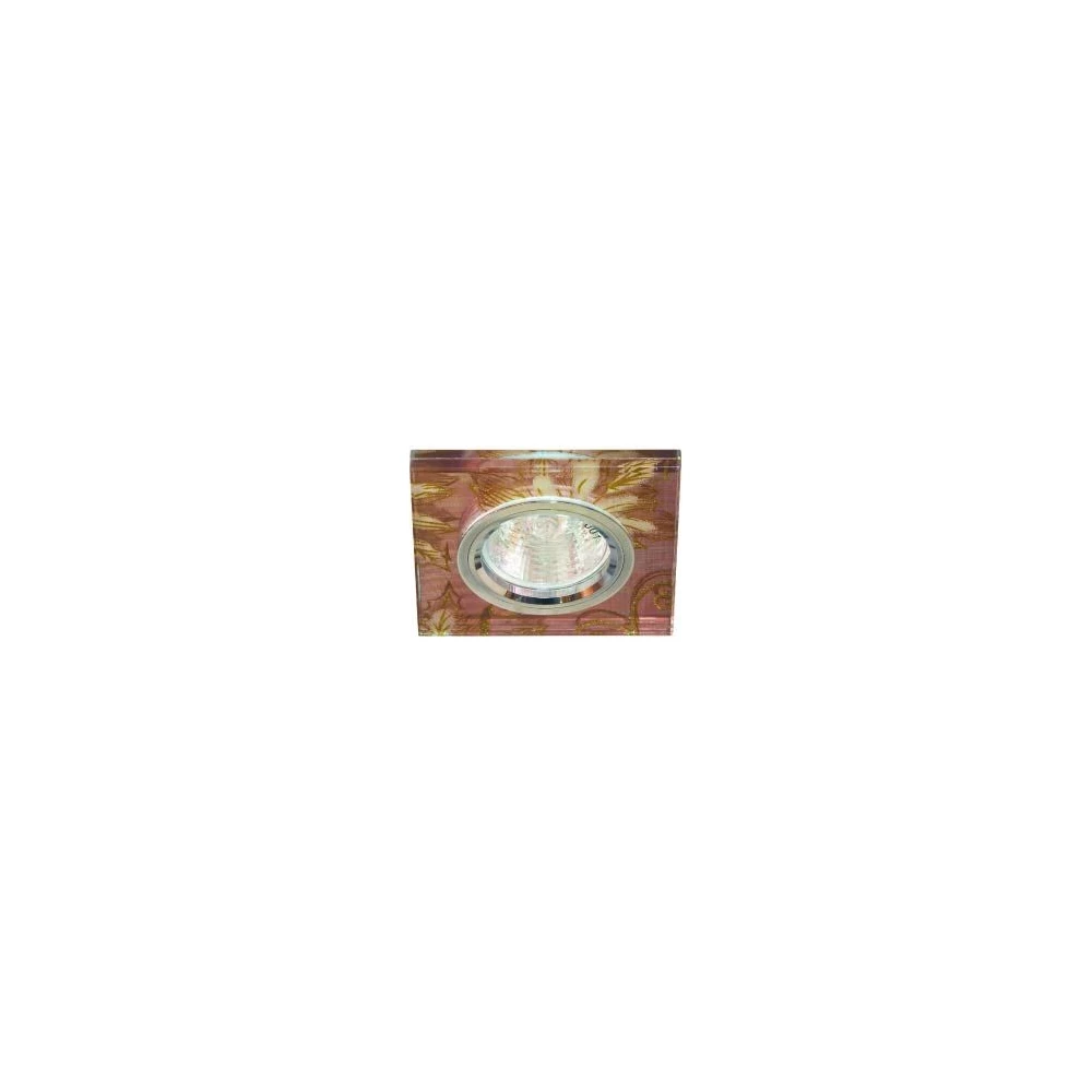 Светильник потолочный, MR16 G5.3, розовый-золото, серебро, 8143-2 (28298) - Viokon.com