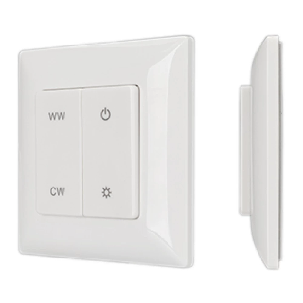 Панель SMART-P48-MIX-P-SUF (3V, 1 зона, Knob, 2.4G) (Arlight, Пластик) 028302 - Viokon.com