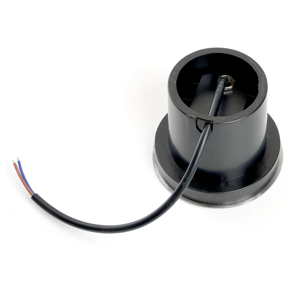 Светодиодный светильник тротуарный (грунтовый) Feron SP2801, 3W, AC/DC12-24V, низковольтный, 4000К, черный,100*H80mm, вн.диаметр: 70mm, IP67 (48345) - Viokon.com