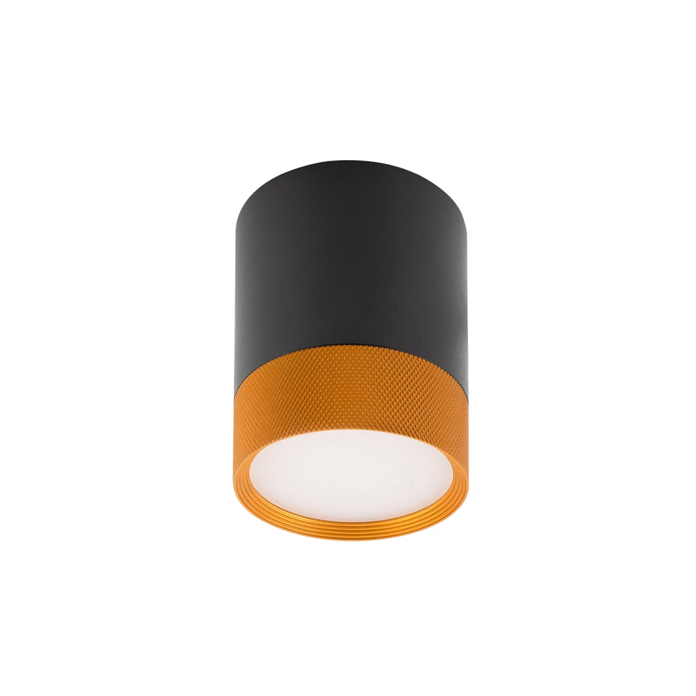 DK4017-BG Светильник накладной IP 20 7 Вт LED 3000 черно-золотой алюминий - Viokon.com
