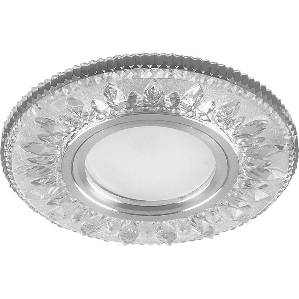 Светильник встраиваемый с белой LED подсветкой Feron CD903 потолочный MR16 G5.3 белый (28846) - Viokon.com