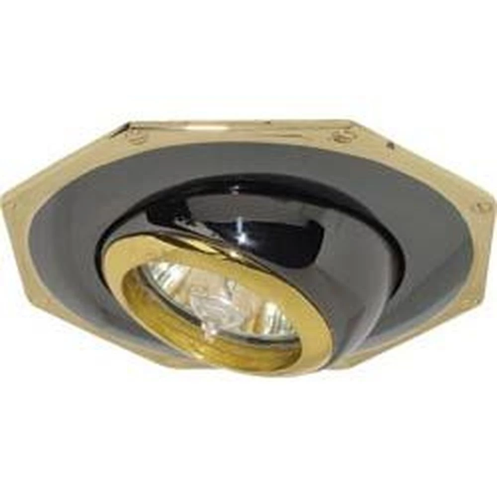 Светильник потолочный, MR11 G4.0 черный-золото, 305-MR11 (17554) - Viokon.com