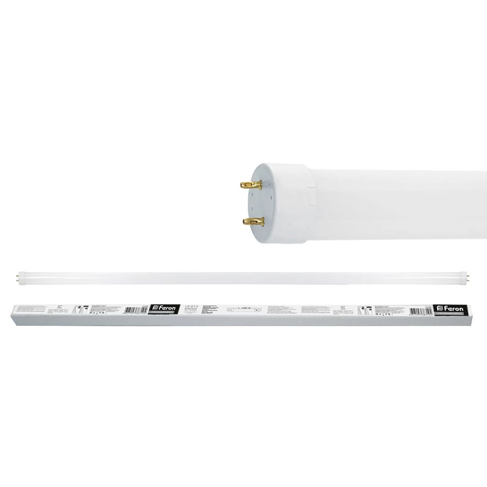 Лампа светодиодная Feron LB-213 G13 10W 175-265V 6400K 0,6м (25499) - Viokon.com