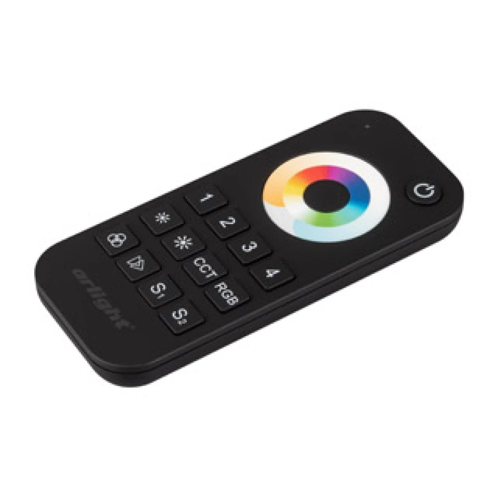 Пульт SMART-R22-MULTI Black (4 зоны, 2.4G) (Arlight, IP20 Пластик, 5 лет) 023473 - Viokon.com