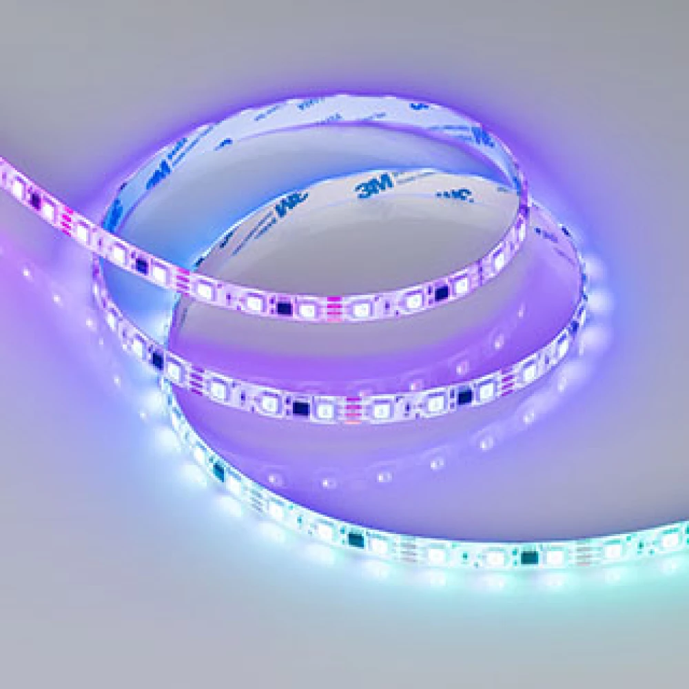 Лента герметичная SPI-SE-B60-10mm 12V RGB-PX3-BPT (12 W/m, IP65, 5060, 5m) (Arlight, бегущий огонь) 039597 - Viokon.com