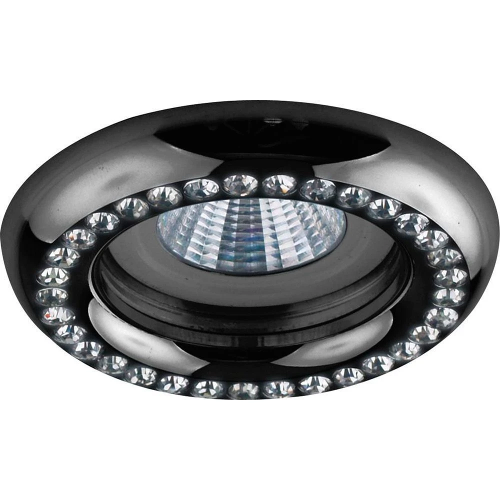 Светильник встраиваемый Feron DL113-C потолочный MR16 G5.3 черный (28411) - Viokon.com