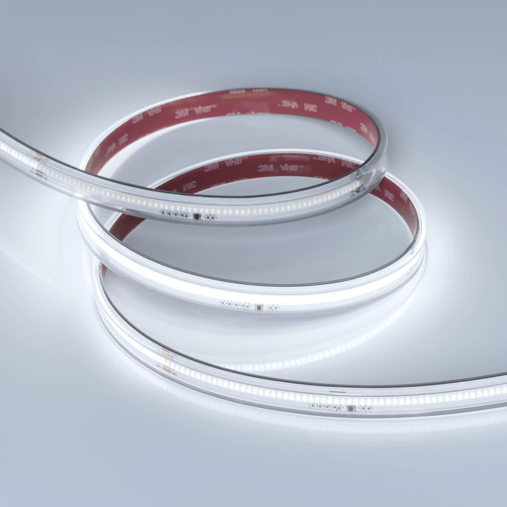 Лента герметичная SPI-COB-PS-X378-14mm 24V White6000-PX63-BPT (7 W/m, IP67, 5m) (Arlight, бегущий огонь) 041741 - Viokon.com