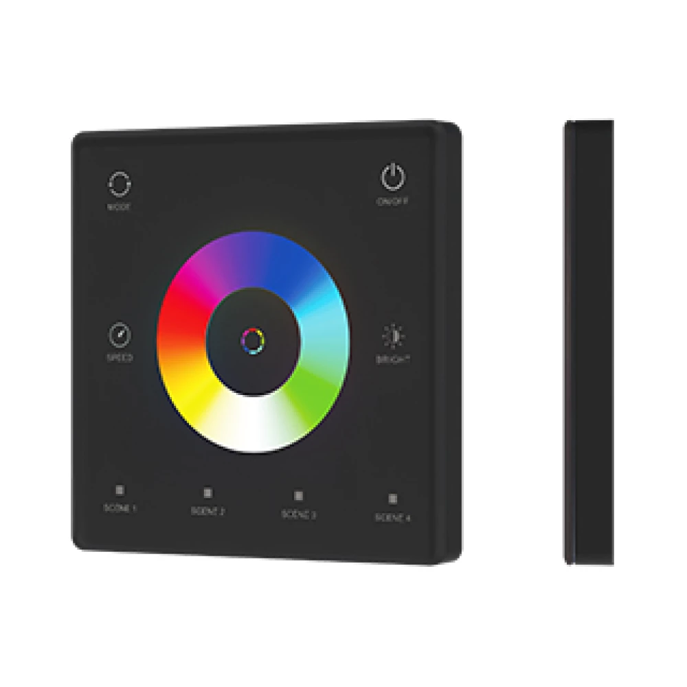 INTELLIGENT ARLIGHT Сенсорная панель SMART-SPI-801-11-4SC-RGBW-SUF Black (3V, 2.4G) (IARL, IP20 Пластик, 5 лет) 061880 - Viokon.com