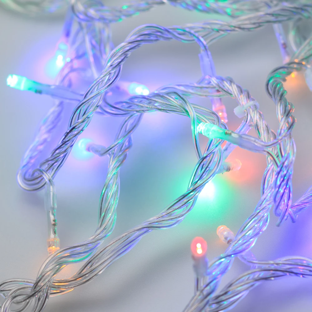 Светодиодная гирлянда ARD-STRING-HOME-5000-CLEAR-50LED-LIVE RGB (230V, 3.5W) (Ardecoled, IP20, 1 год) 025763 - Viokon.com