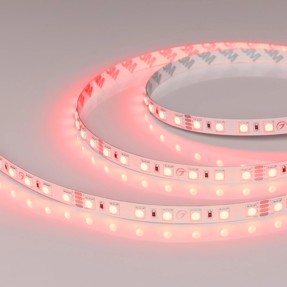 Лента RT-B70-10mm 24V RGB (14 W/m, IP20, 5m) (Arlight, Открытый) 040916 - Viokon.com